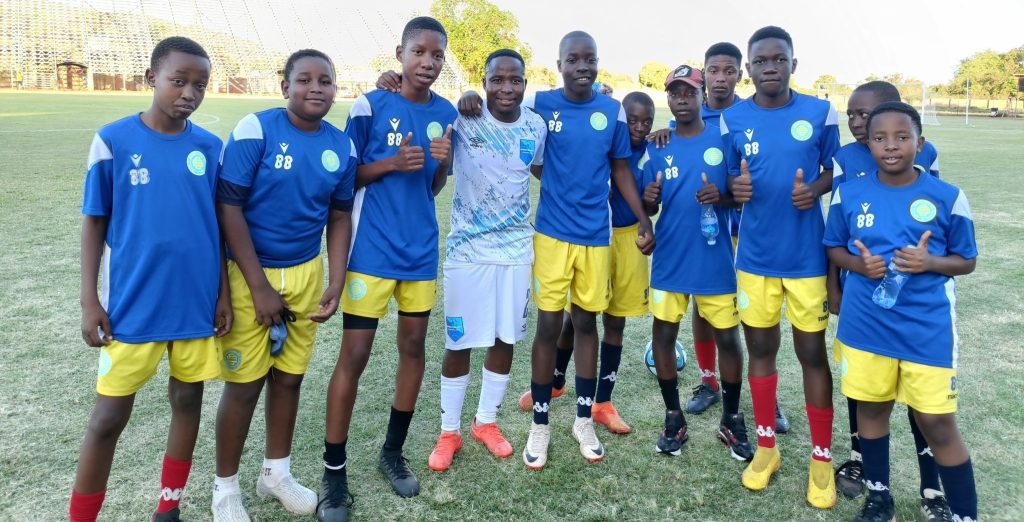 Keletso Makgalwa in the colours of Upington City in the Motsepe Foundation Championship
