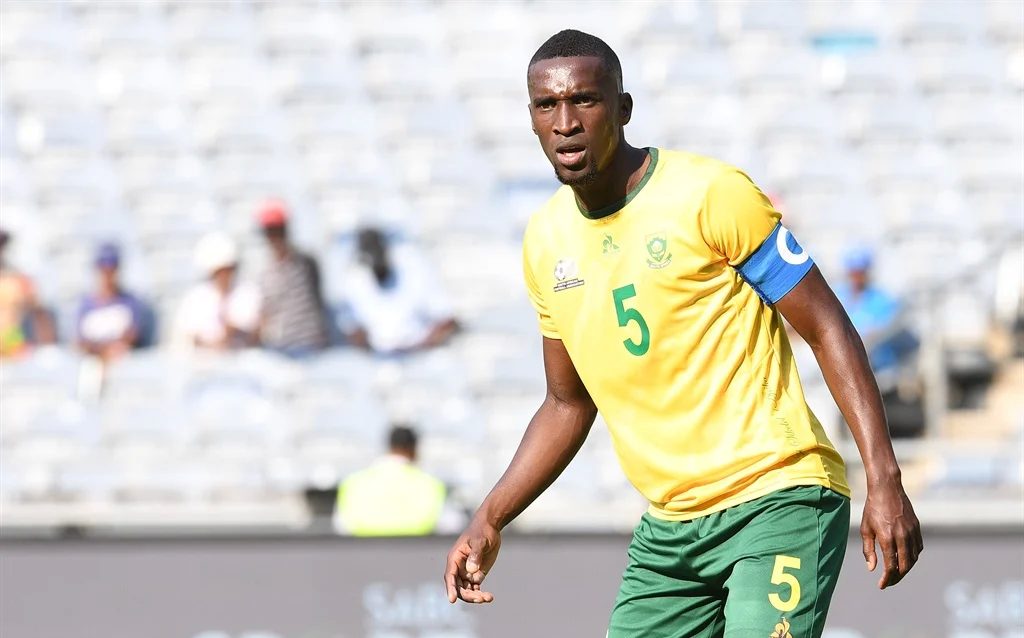 Siyanda Xulu in action for Bafana Bafana