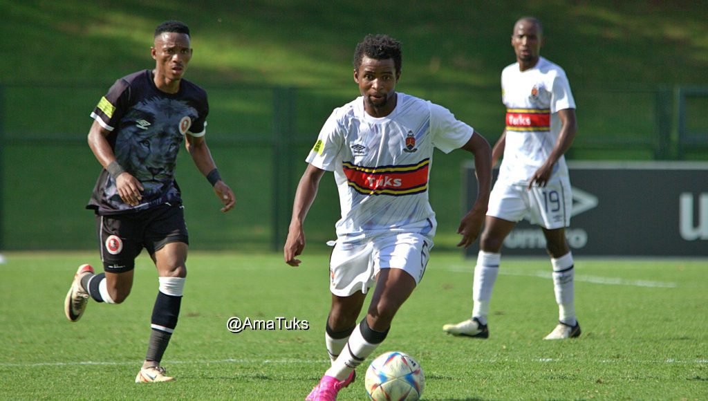 Promise Mkhuma in action for AmaTuks