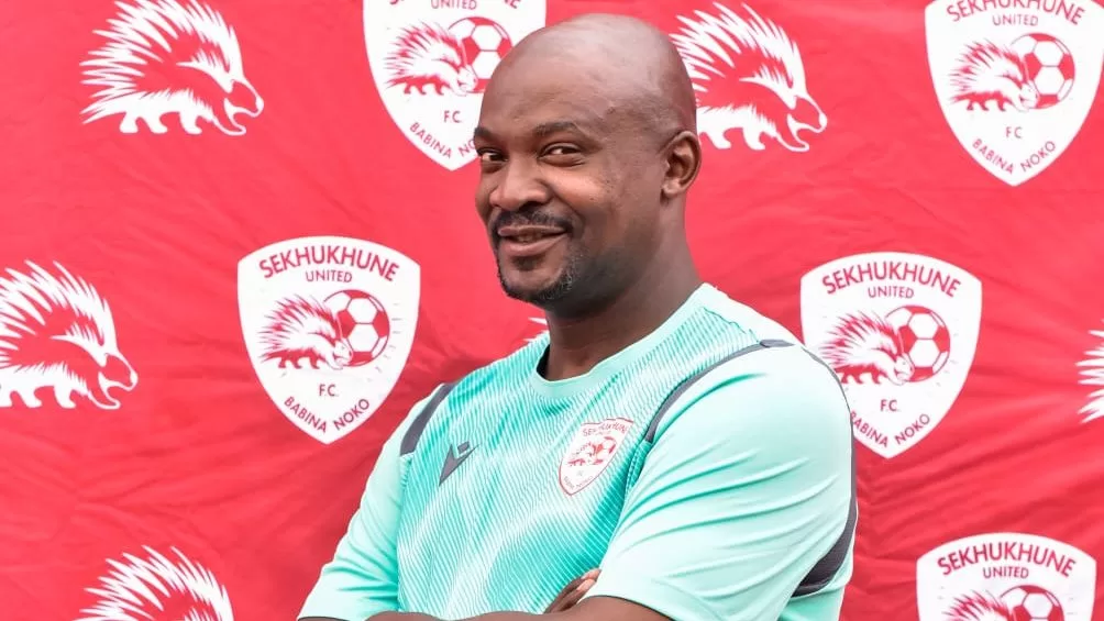 Sekhukhune United head coach Lehlohonolo Seema.