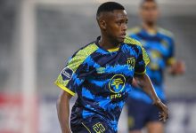 Cape Town City midfielder Luyolo Slatsha
