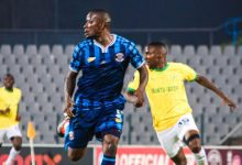 Moroka Swallows vs Mamelodi Sundowns in the DStv Premiership