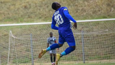 Rhulani Manzini in action for Magesi FC