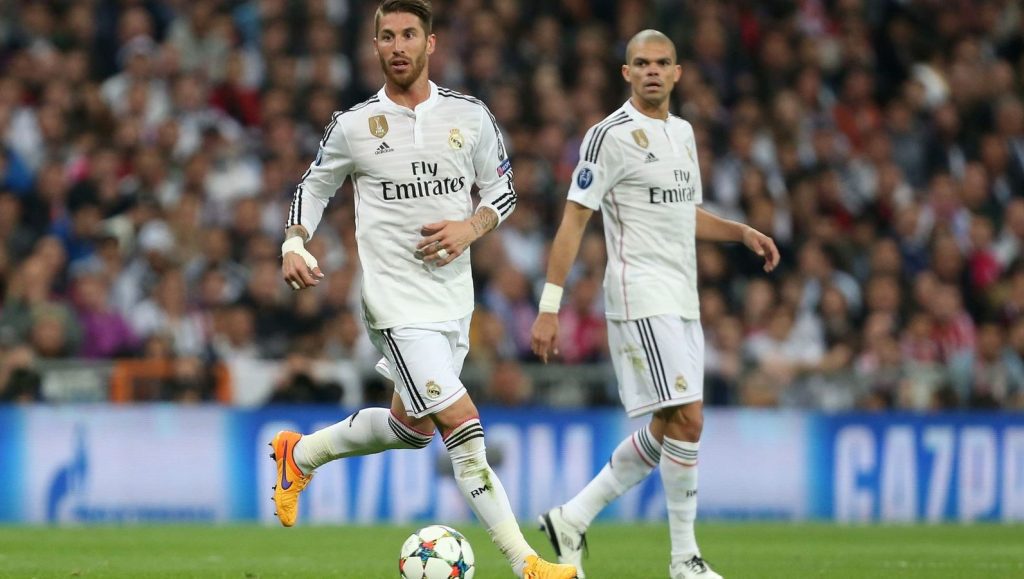 Sergio Ramos and Pepe during their time at Real Madrid